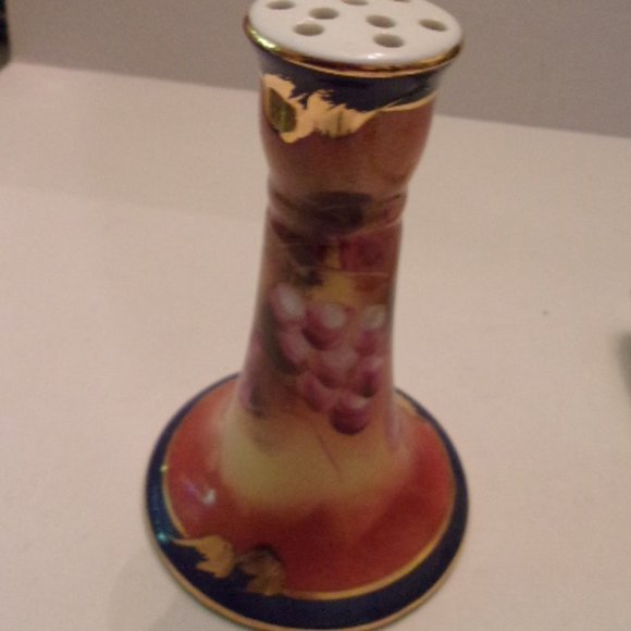 ANTIQUE LIMOGES HAND PAINTED HAT PIN HOLDER. WS - Picture 2 of 4